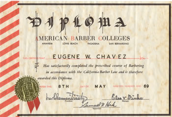 genes barbering diploma